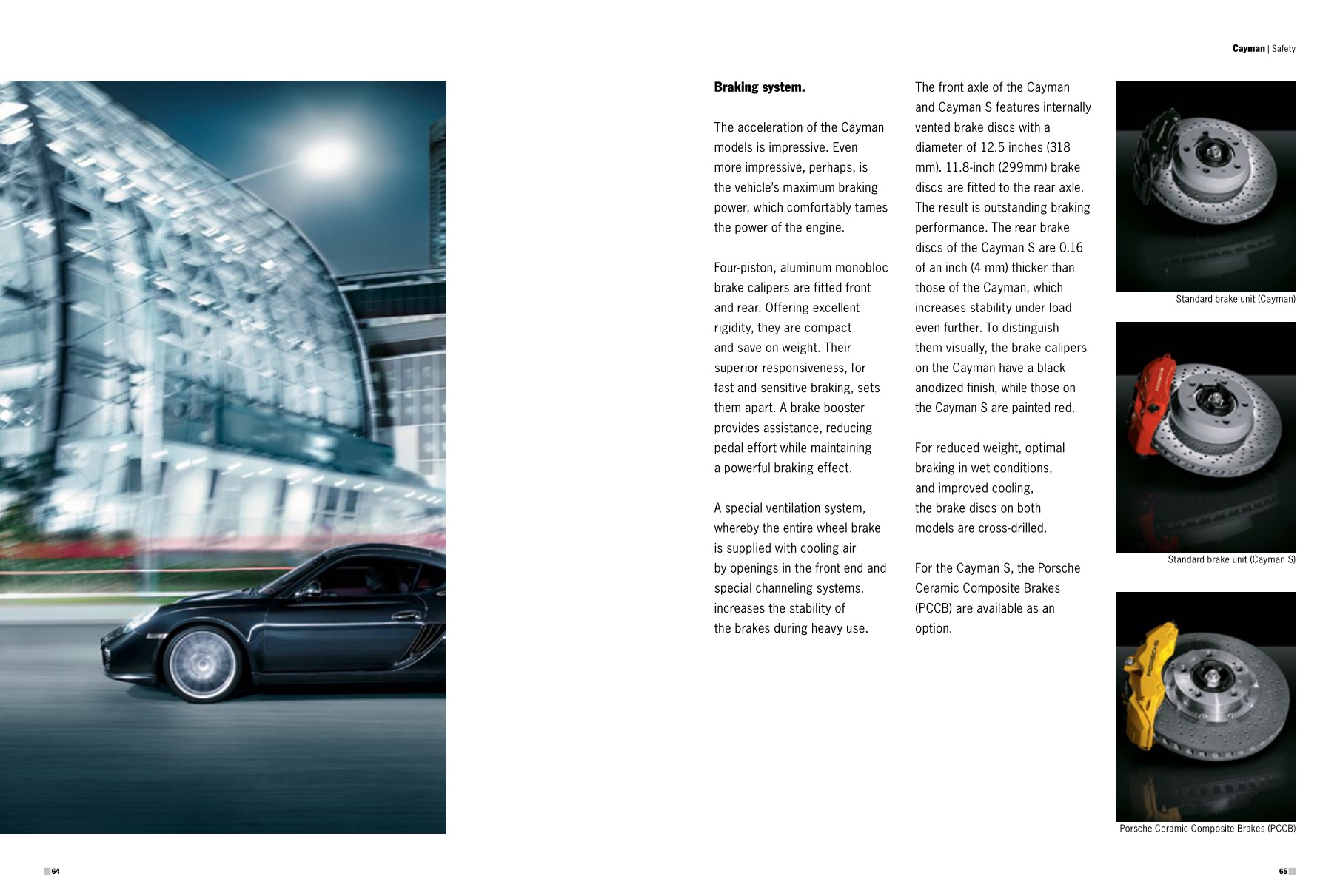 2012 Porsche Cayman Brochure Page 65